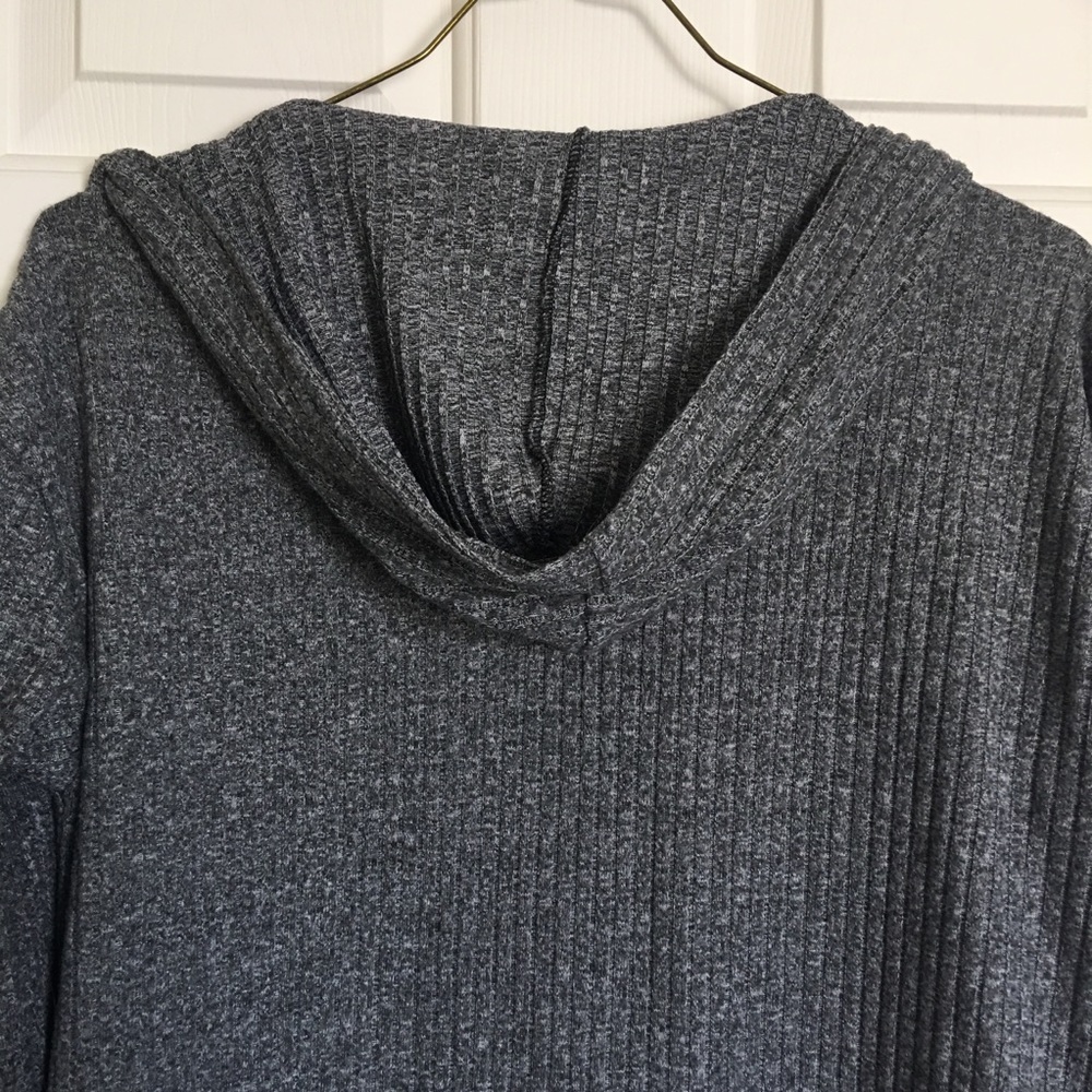 Rouge Collection Long Ribbed Cardigan - Picture 6 of 7